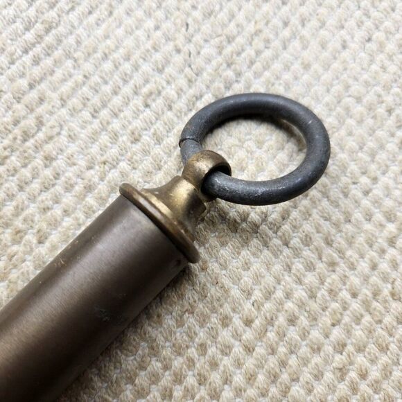 CHATILLON 75 LB Tube Hook Vertical Scale Made in NY USA Functional 13.5" Brass - Picture 4 of 6